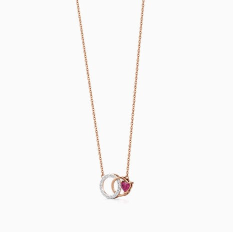 Trendy Heart Gold Plated With CZ Sterling Silver Pendant For Women